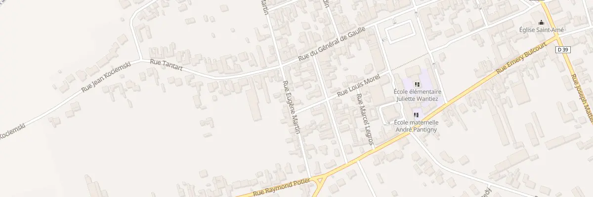 Plan du 5 Rue Eugene Martin à Annay