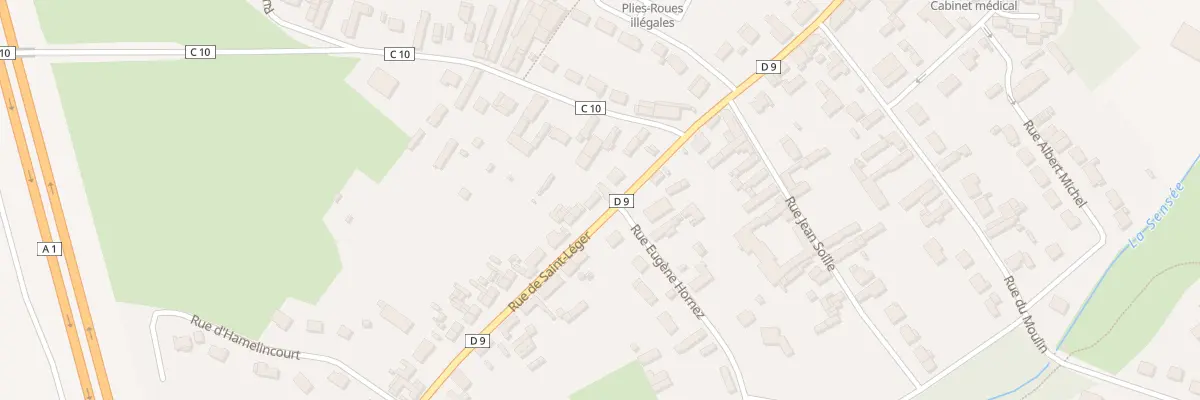 Plan du 16 Rue de Saint-léger à Croisilles
