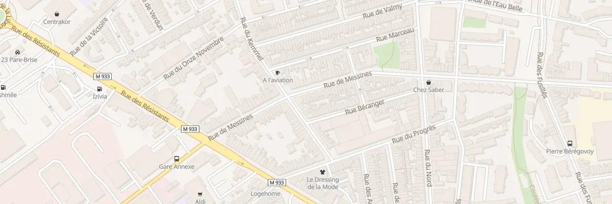 Plan du 81 Rue de Messines à Armentières