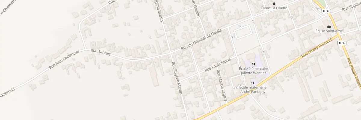 Plan du 56 Rue du Général de Gaulle à Annay