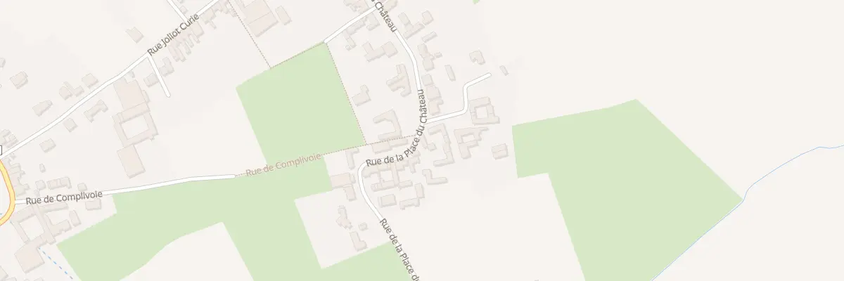Plan du 303 Rue de la Place du Château à Marquillies