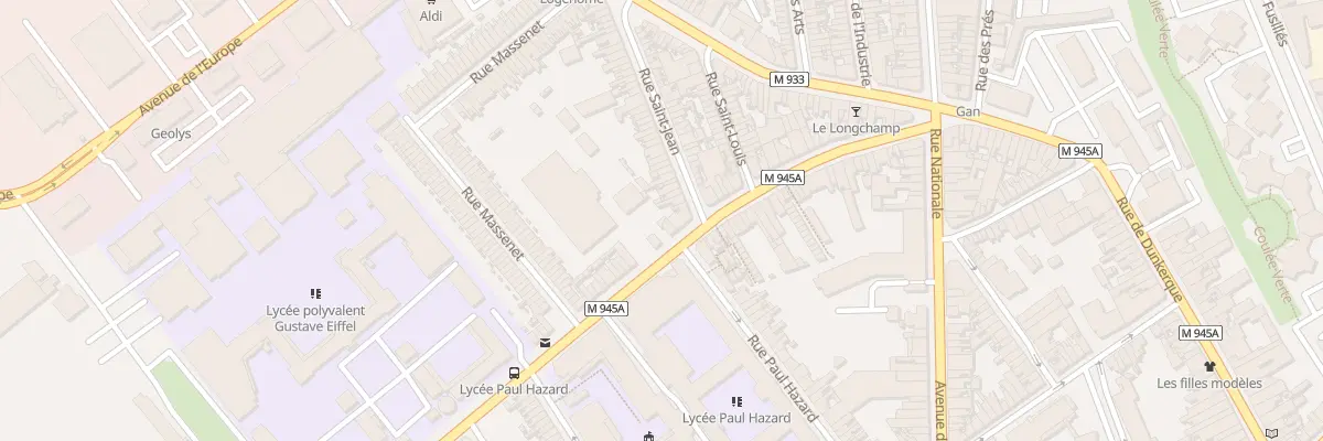 Plan du 48A Rue Jules Lebleu à Armentières