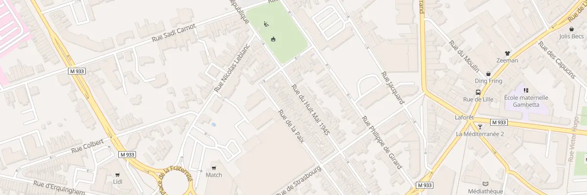 Plan du 83 Rue du Huit Mai 1945 à Armentières