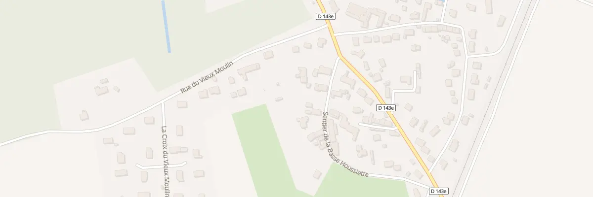 Plan du 40D Sen de la Basse Houssiette à La Houssaye-en-Brie