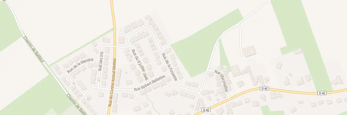 Plan du 8 Rue de la Fossette à Fampoux