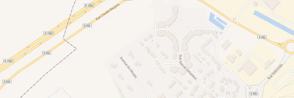 Plan du 13 Rue Robert Lebelle à Thourotte