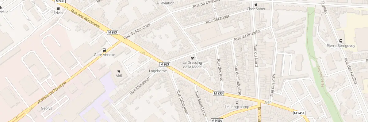 Plan du 53 Rue du Progres à Armentières