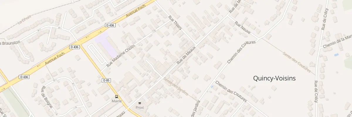 Plan du 27F Rue de Meaux à Quincy-Voisins
