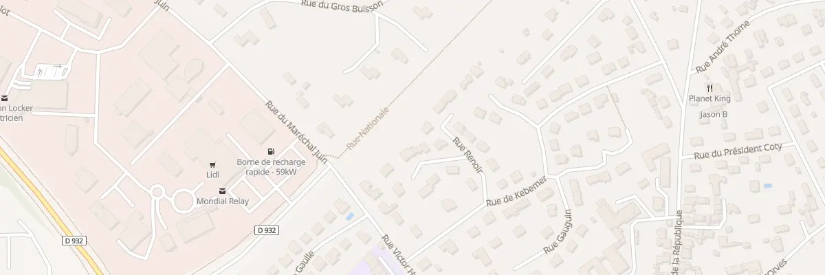 Plan du 4 Rue Colette à Thourotte