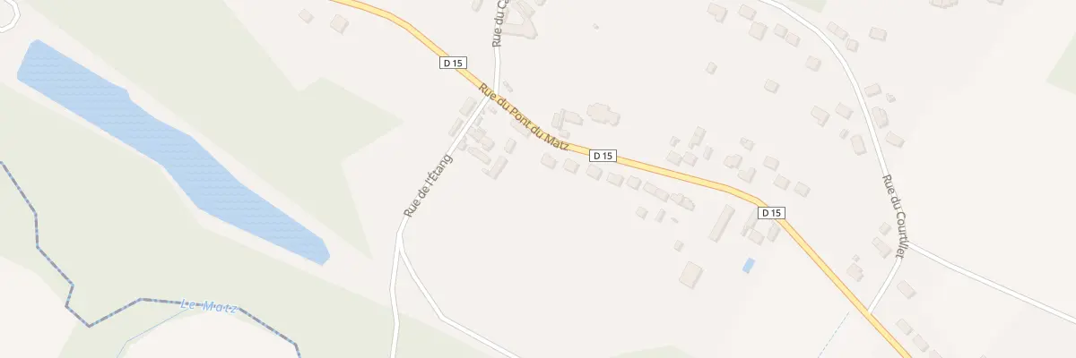 Plan du 267 Le Pont du Matz à Machemont
