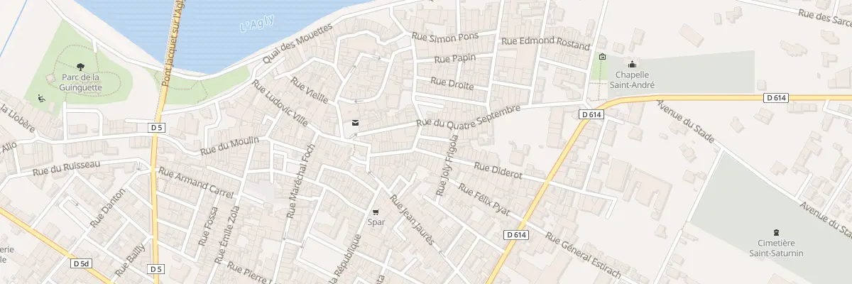 Plan du 4 Rue Etroite à Rivesaltes