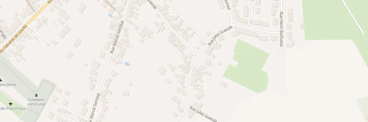 Plan du 44 Rue Jules Guesde à Billy-Berclau