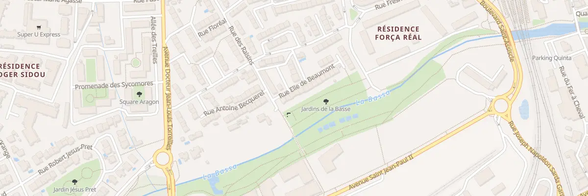 Plan du 6 Rue Elie de Beaumont à Perpignan