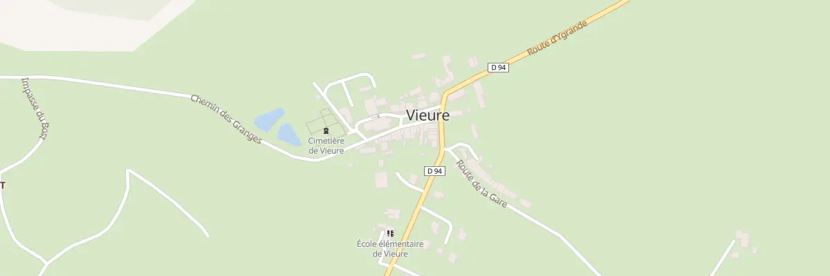 Plan du 5010 Le Bourg à Vieure