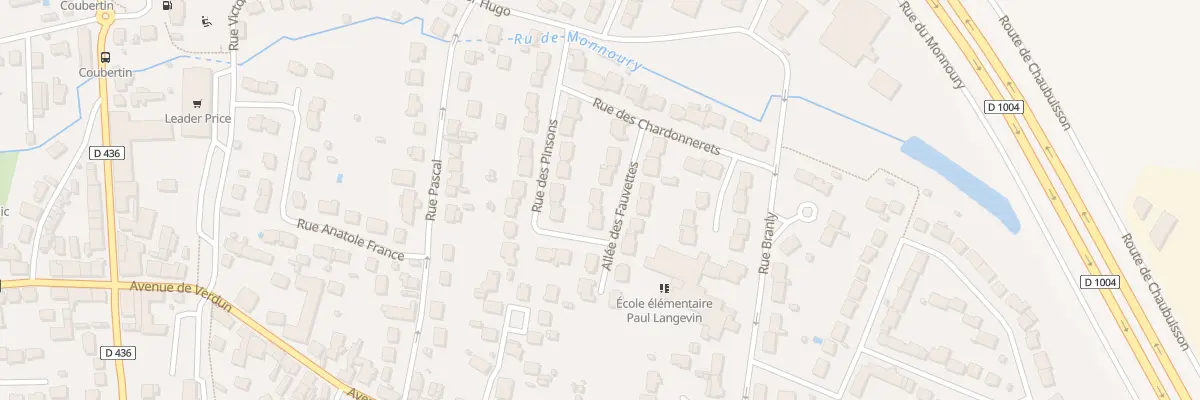 Plan du 8 All des Fauvettes à Fontenay-Trésigny