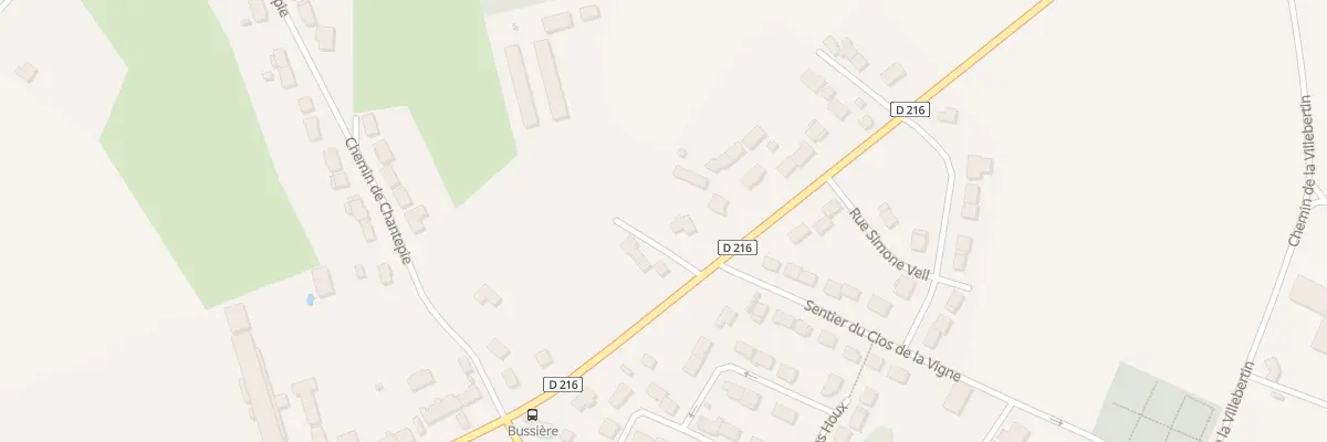 Plan du 889 Rte de Coulommiers à La Houssaye-en-Brie