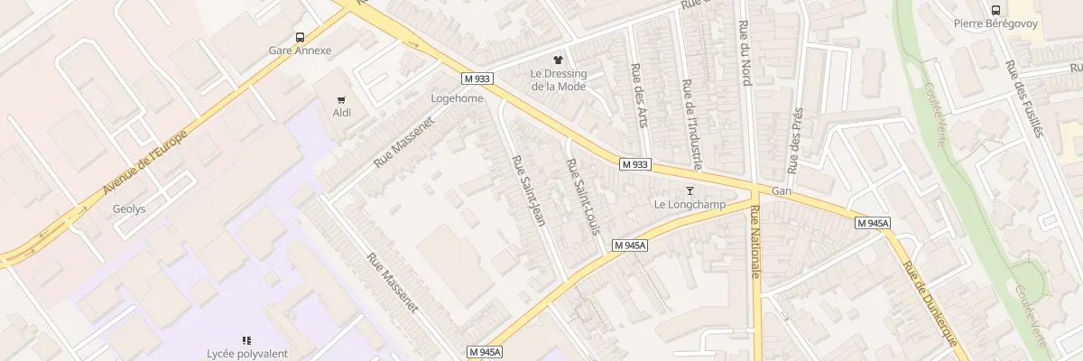 Plan du 32 Rue Saint Jean à Armentières
