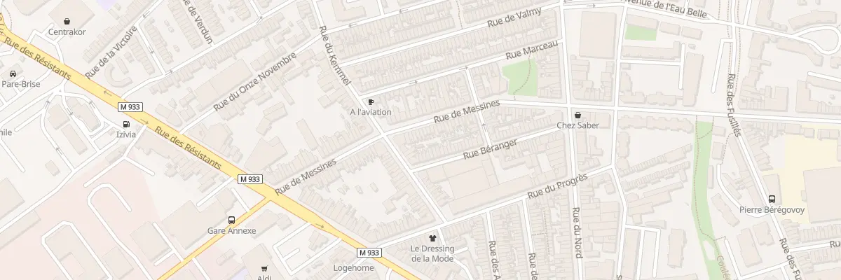 Plan du 75 Rue de Messines à Armentières