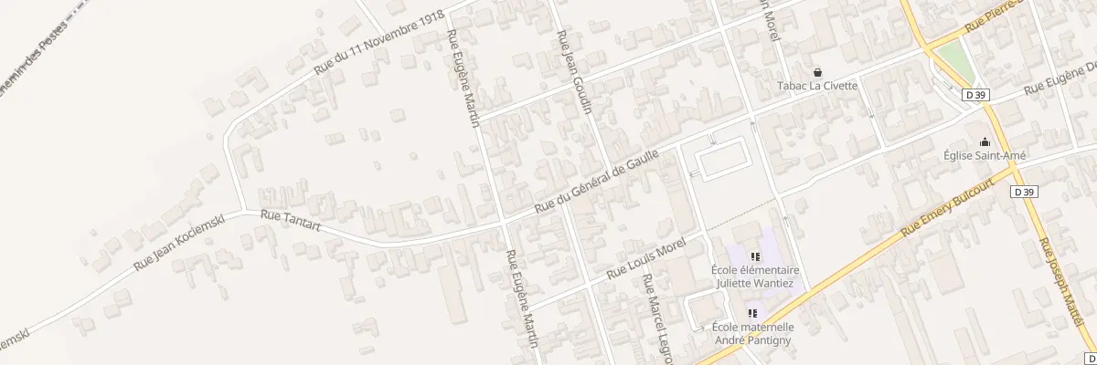 Plan du 67 Rue du Général de Gaulle à Annay