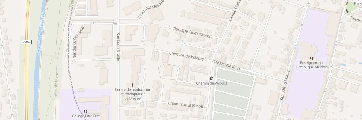 Plan du 47 Av Clémenceau à Meaux