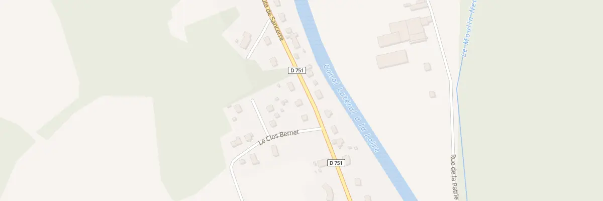 Plan du 32 Rte de Sancerre à Léré