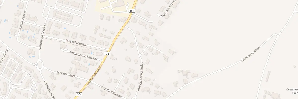 Plan du 4 Imp des Fenouilledes à Rivesaltes