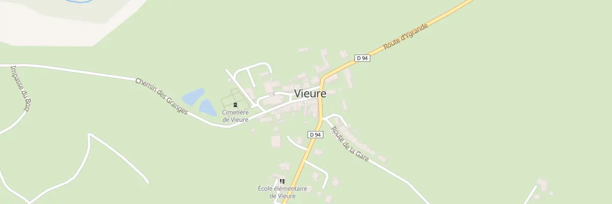 Plan du 5011 Le Bourg à Vieure
