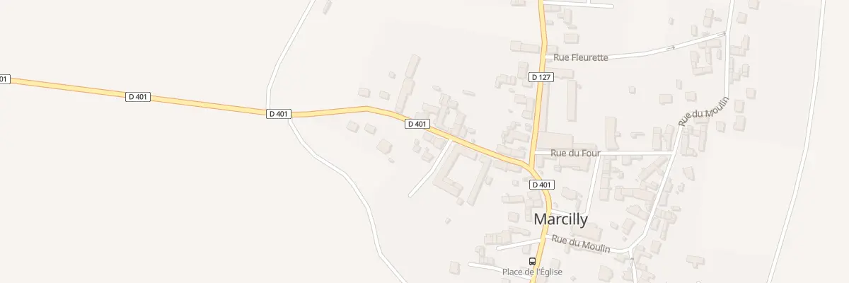 Plan du 13 Rue du Pont à Marcilly