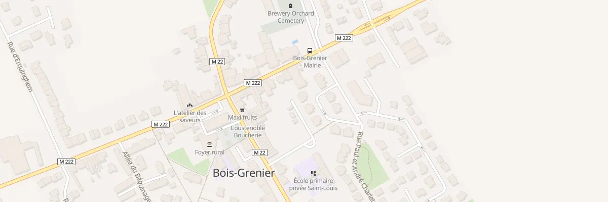 Plan du 2 Rue Roger Jourdain à Bois-Grenier