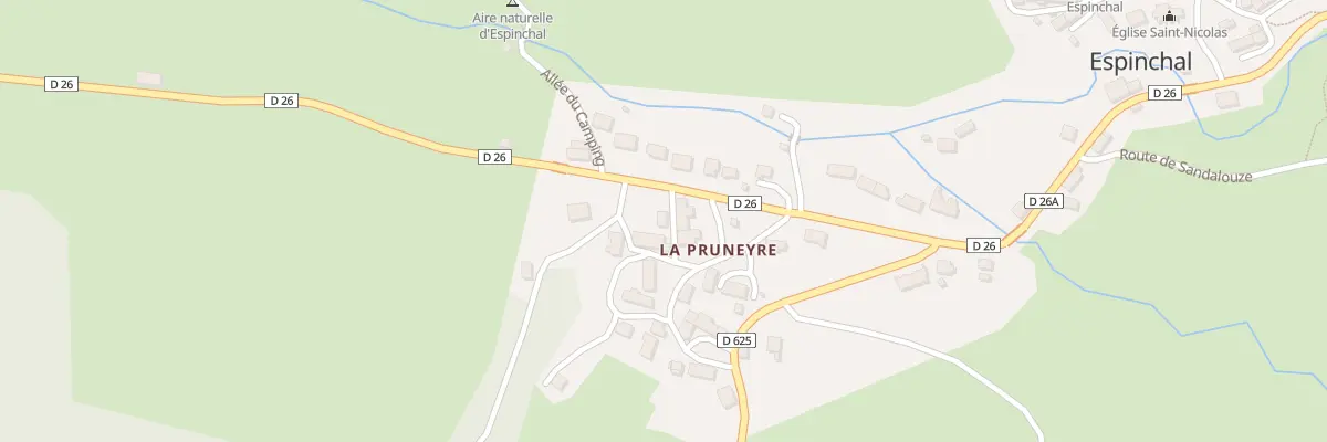 Plan du 5199 Le Bourg à Espinchal