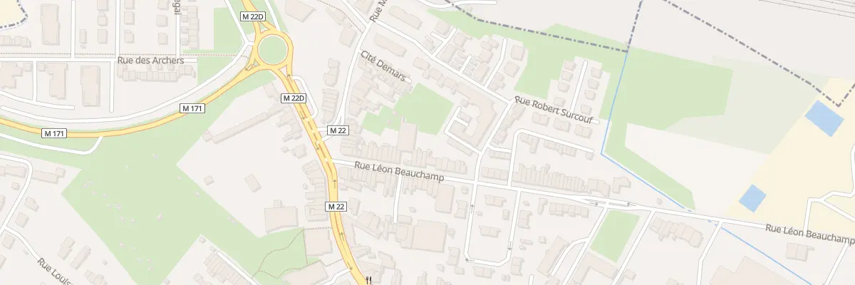 Plan du 244 Rue Léon Beauchamp à La Chapelle-d’Armentières