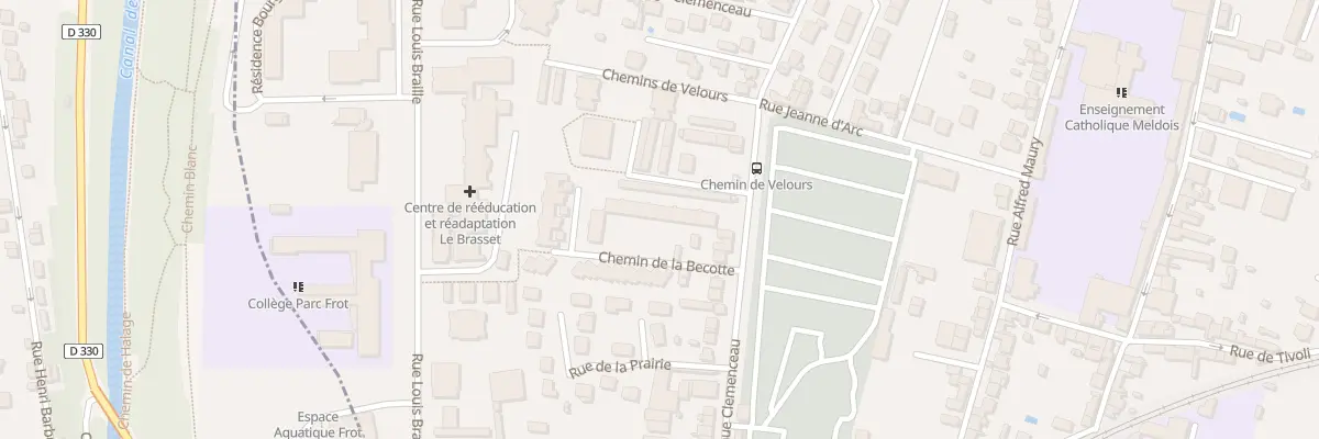 Plan du 41 Av Clémenceau à Meaux