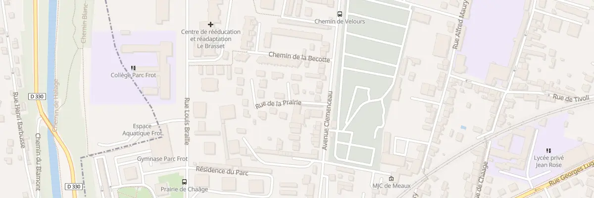 Plan du 4 Rue de la Prairie à Meaux