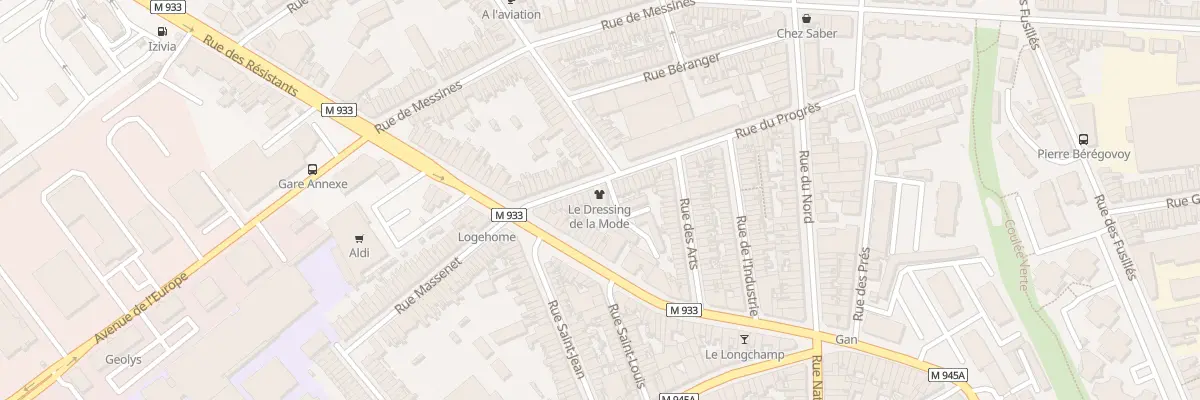 Plan du 45B Rue du Progres à Armentières