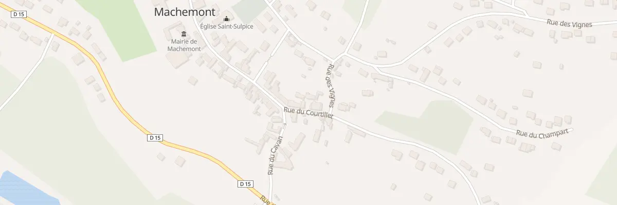 Plan du 3 Rue du Courtillet à Machemont