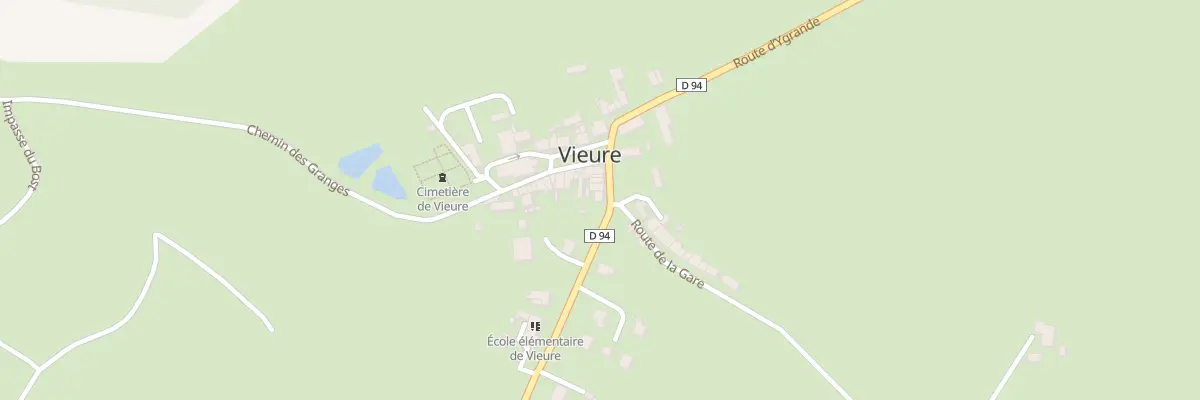 Plan du 5016 Le Bourg à Vieure