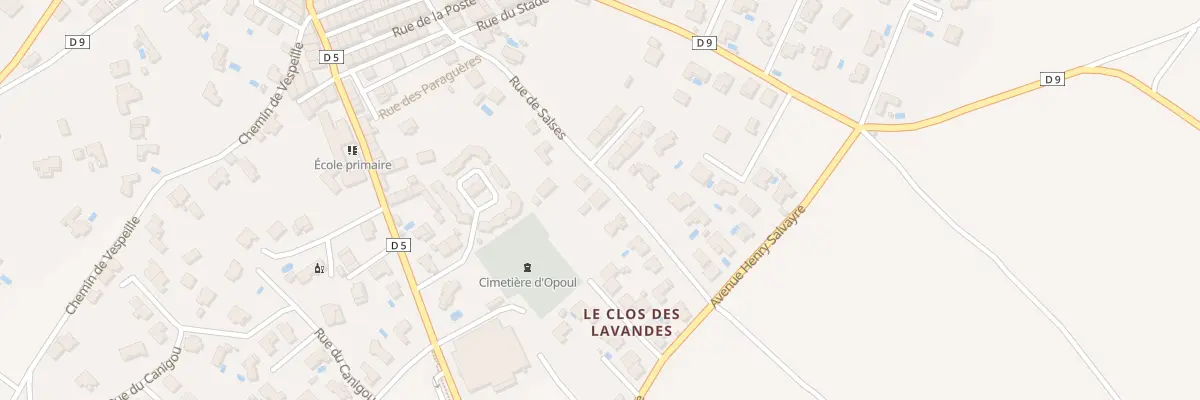 Plan du 14 Rue de Salses à Opoul-Périllos