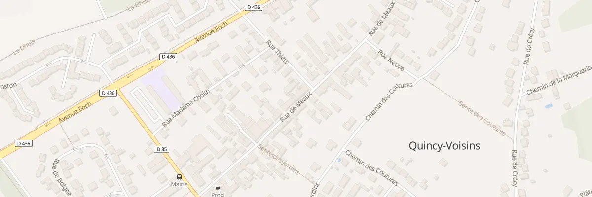 Plan du 39 Rue de Meaux à Quincy-Voisins