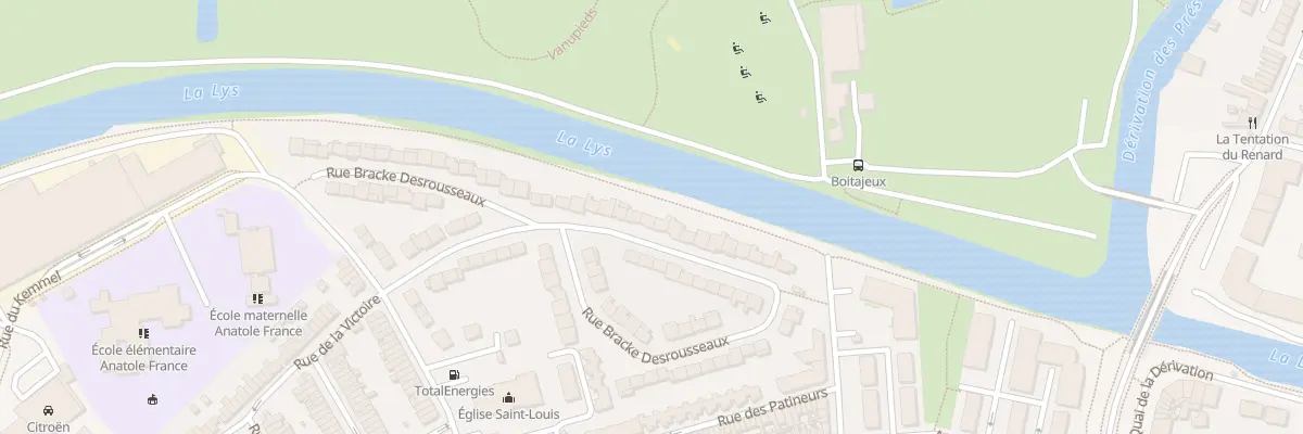 Plan du 76 Rue Bracke Desrousseaux à Armentières