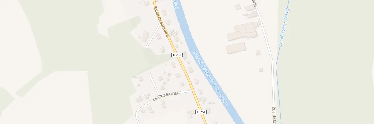 Plan du 37 Rte de Sancerre à Léré