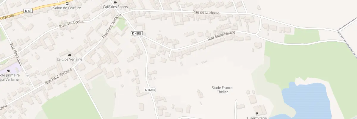 Plan du 5T Rue Saint Hilaire à Fampoux