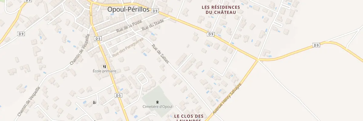 Plan du 9002 Lot Mencarini à Opoul-Périllos