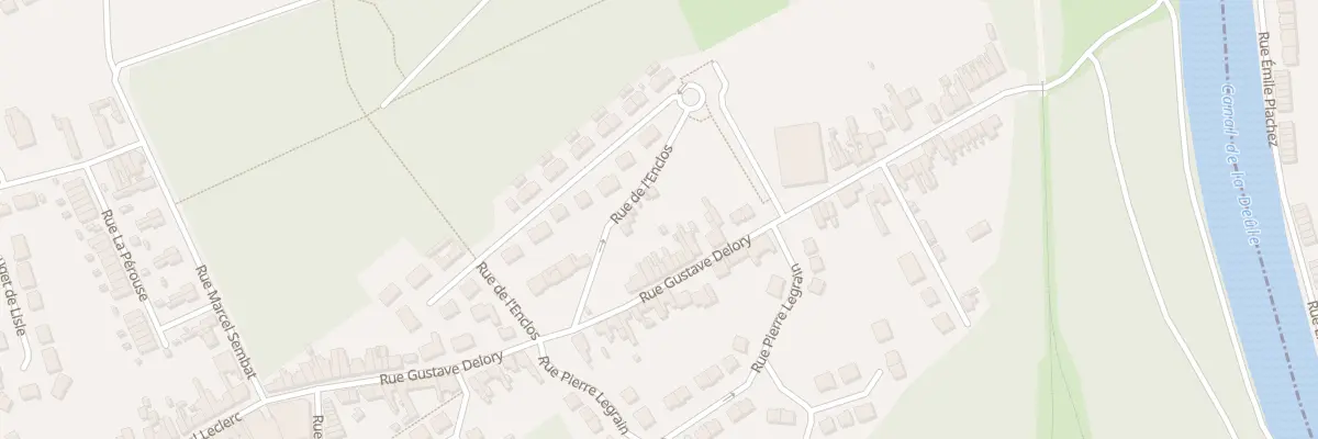 Plan du 63 Rue Gustave Delory à Vendin-le-Vieil
