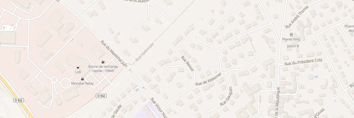 Plan du 2 Rue Colette à Thourotte