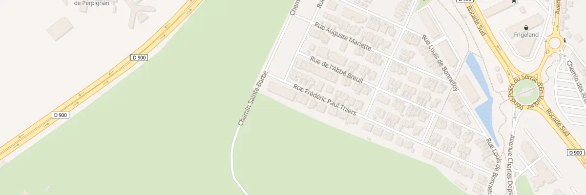 Plan du 39B Rue Frédéric-Paul Thiers à Perpignan
