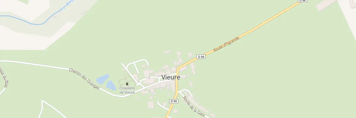 Plan du 5025 Le Bourg à Vieure