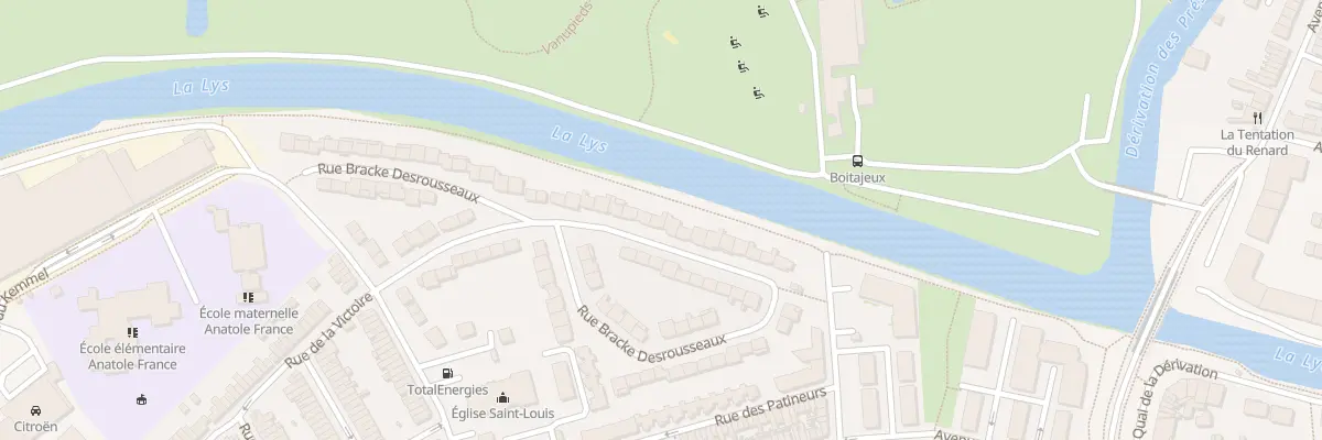 Plan du 74 Rue Bracke Desrousseaux à Armentières
