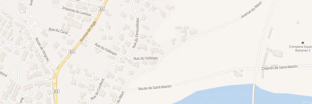 Plan du 15 Rue du Vallespir à Rivesaltes