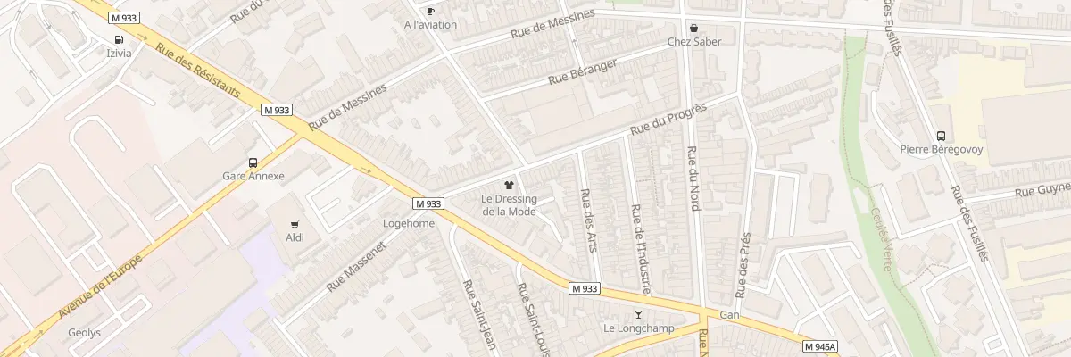Plan du 41 Rue du Progres à Armentières