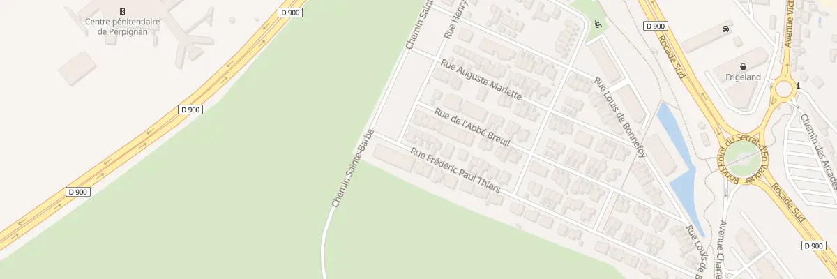 Plan du 66 Rue Frédéric-Paul Thiers à Perpignan